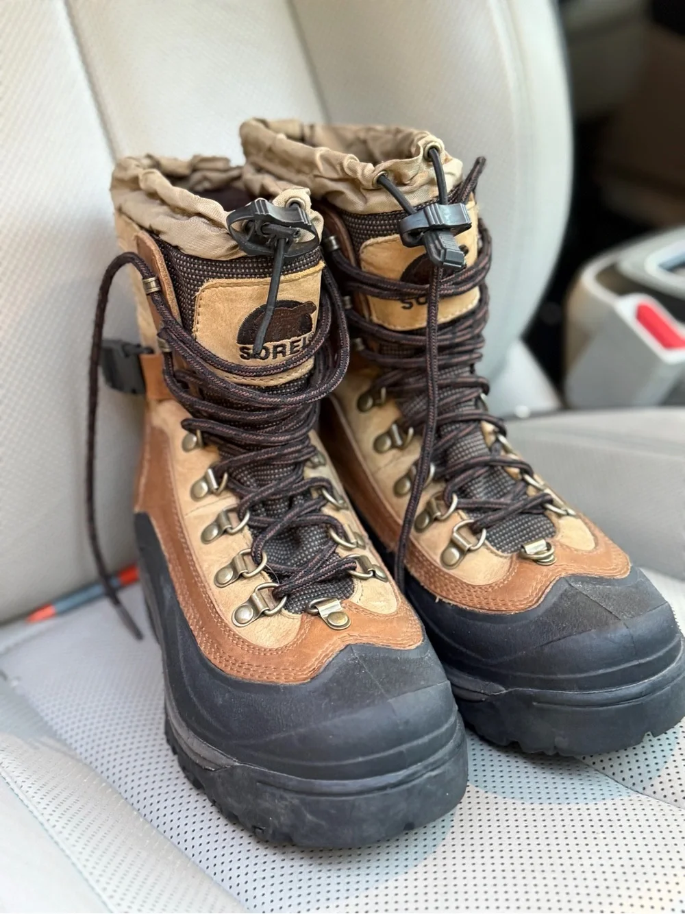 Vintage SOREL Conquest Men 7 Waterproof Winter Boots Insulated 400g NM1049 -40F